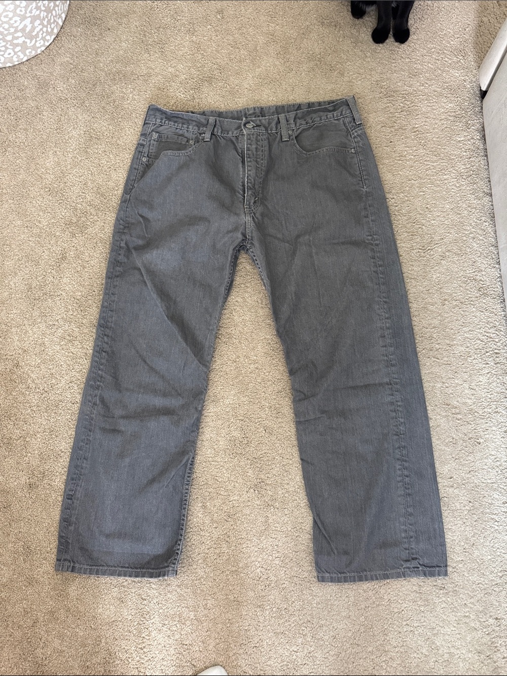 Levi's Men's Gray Bootcut Jeans